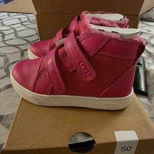 UGG Red T Rennon II Sneakers